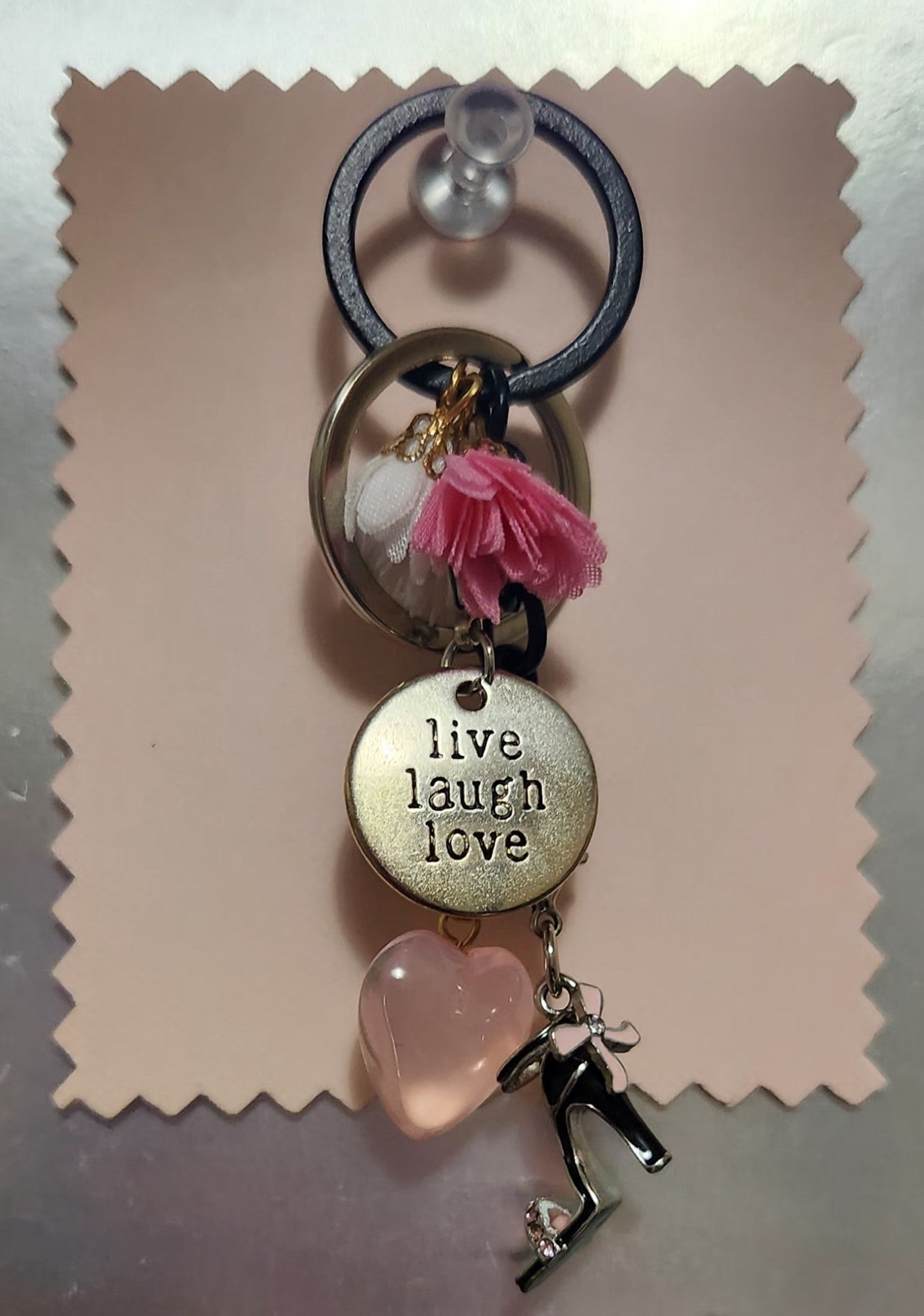 Live Love Laugh Keychain