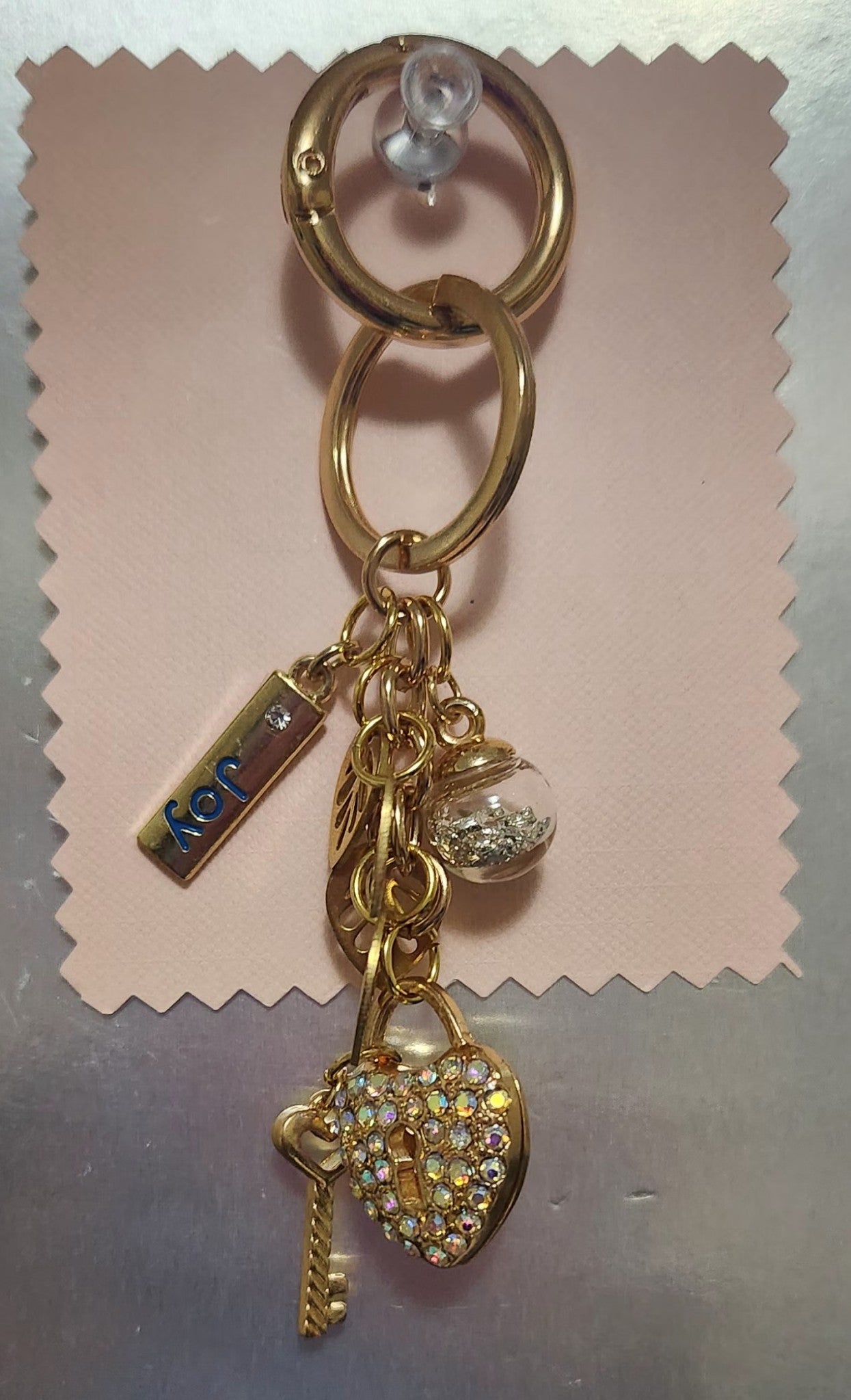 Joy (Leaves) Keychain