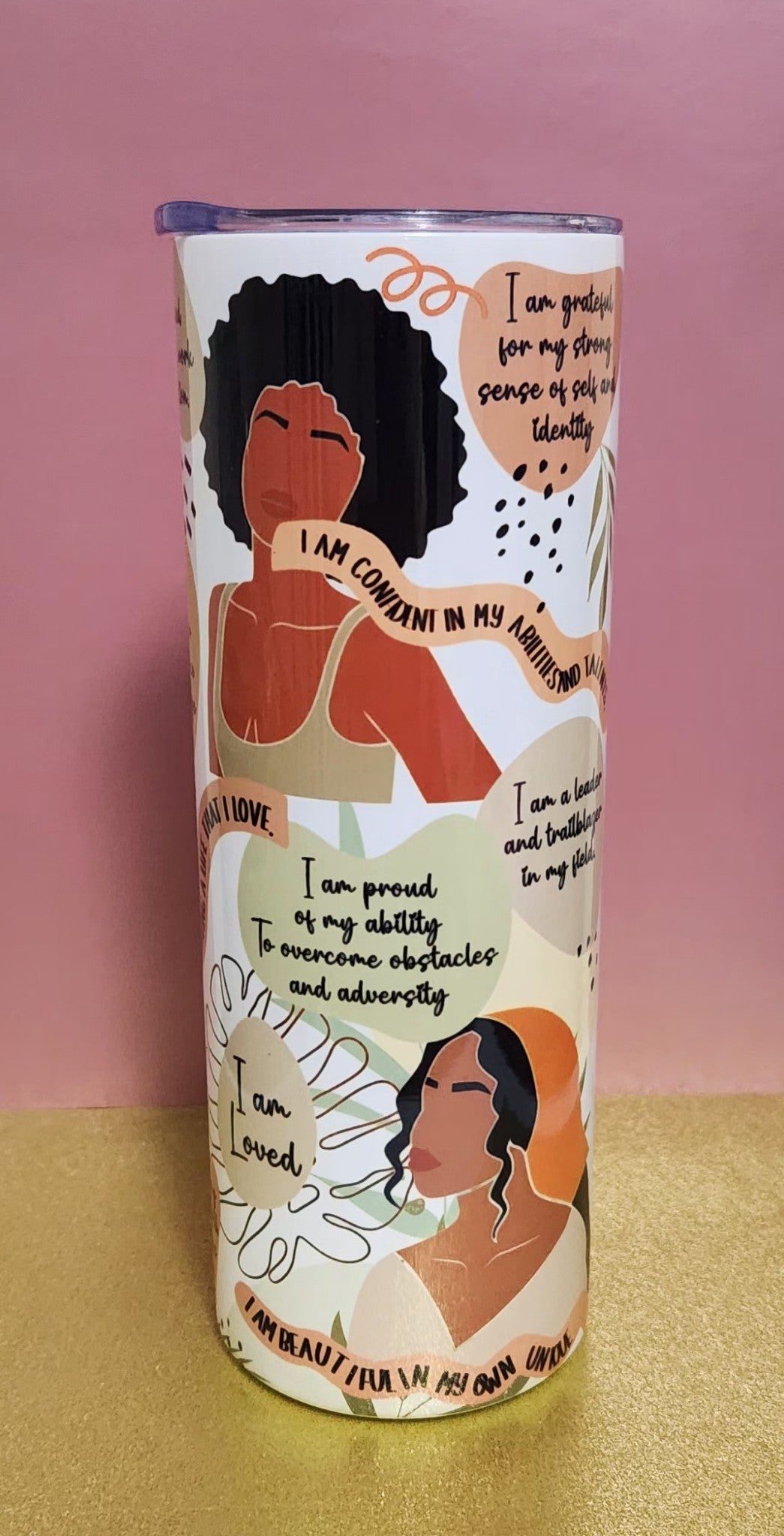 Positive Afromations - Sunset Tumbler