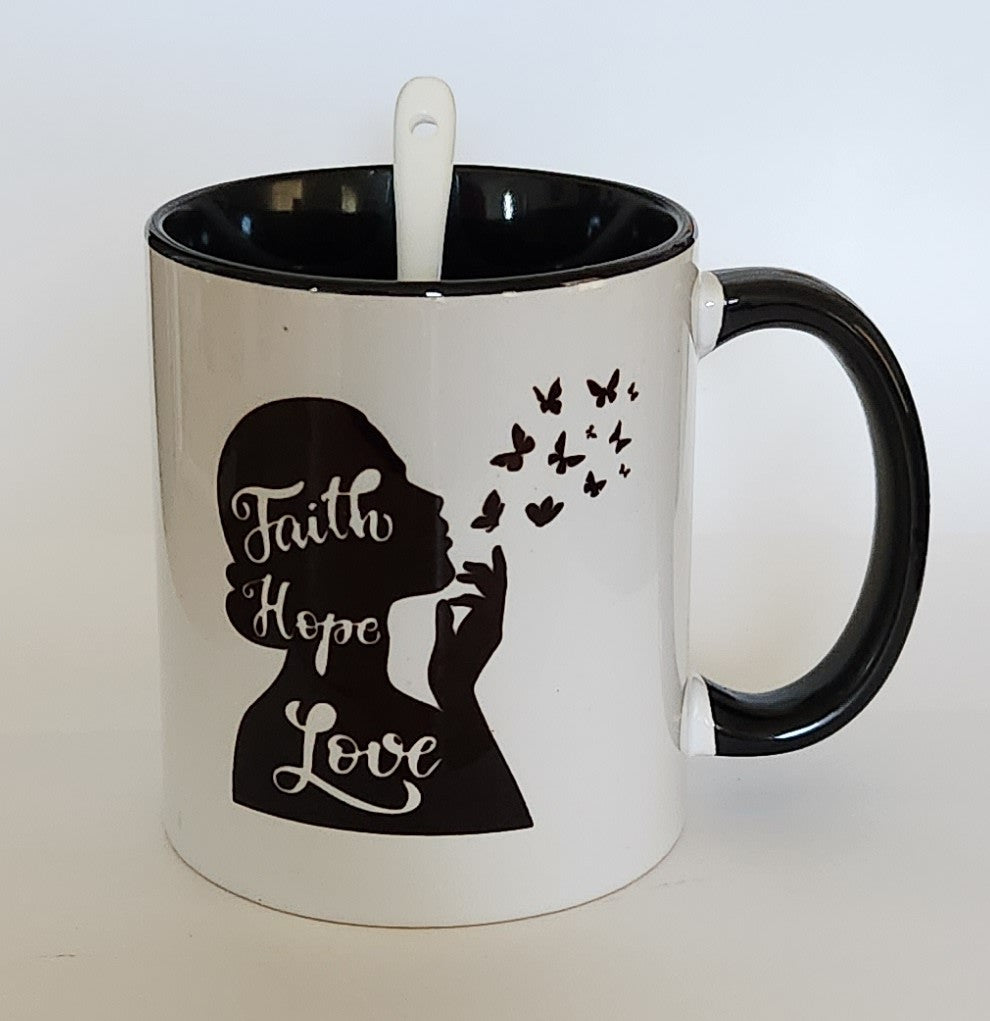 Faith Hope Love Mug