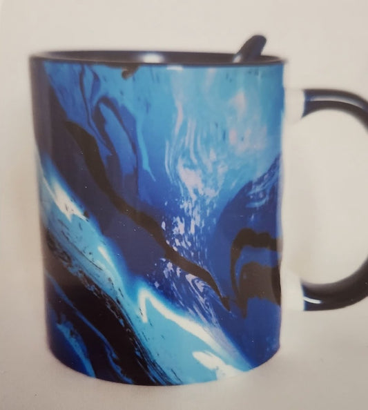 Into The Deep Marble Mug