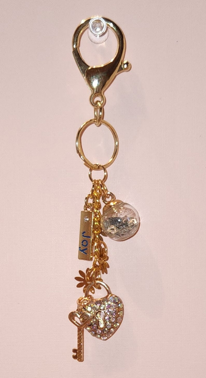 Joy (Flowers) Keychain